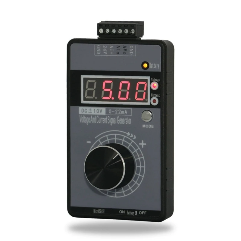 Rechargeable Handheld Positive And Negative Voltage 0-10V5V + Current 0-4-20Ma Signal Generator Set Kit Analog Source Calibrator
Rechargeable Handheld Positive And Negative Voltage 0-10V5V + Current 0-4-20Ma Signal Generator Set Kit Analog Source Calibrator