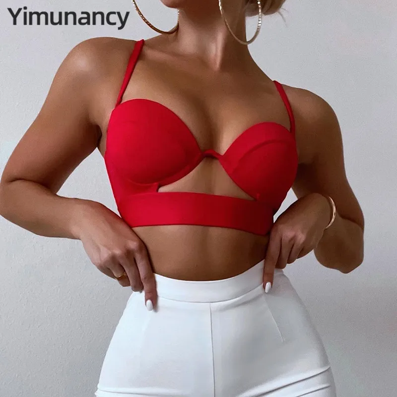 Yimunancy 3 Colors Sexy Cropped Top Women Skinny Hollow Camisole Hot Girls Summer sexy streetwear
Yimunancy 3 Colors Sexy Cropped Top Women Skinny Hollow Camisole Hot Girls Summer sexy streetwear