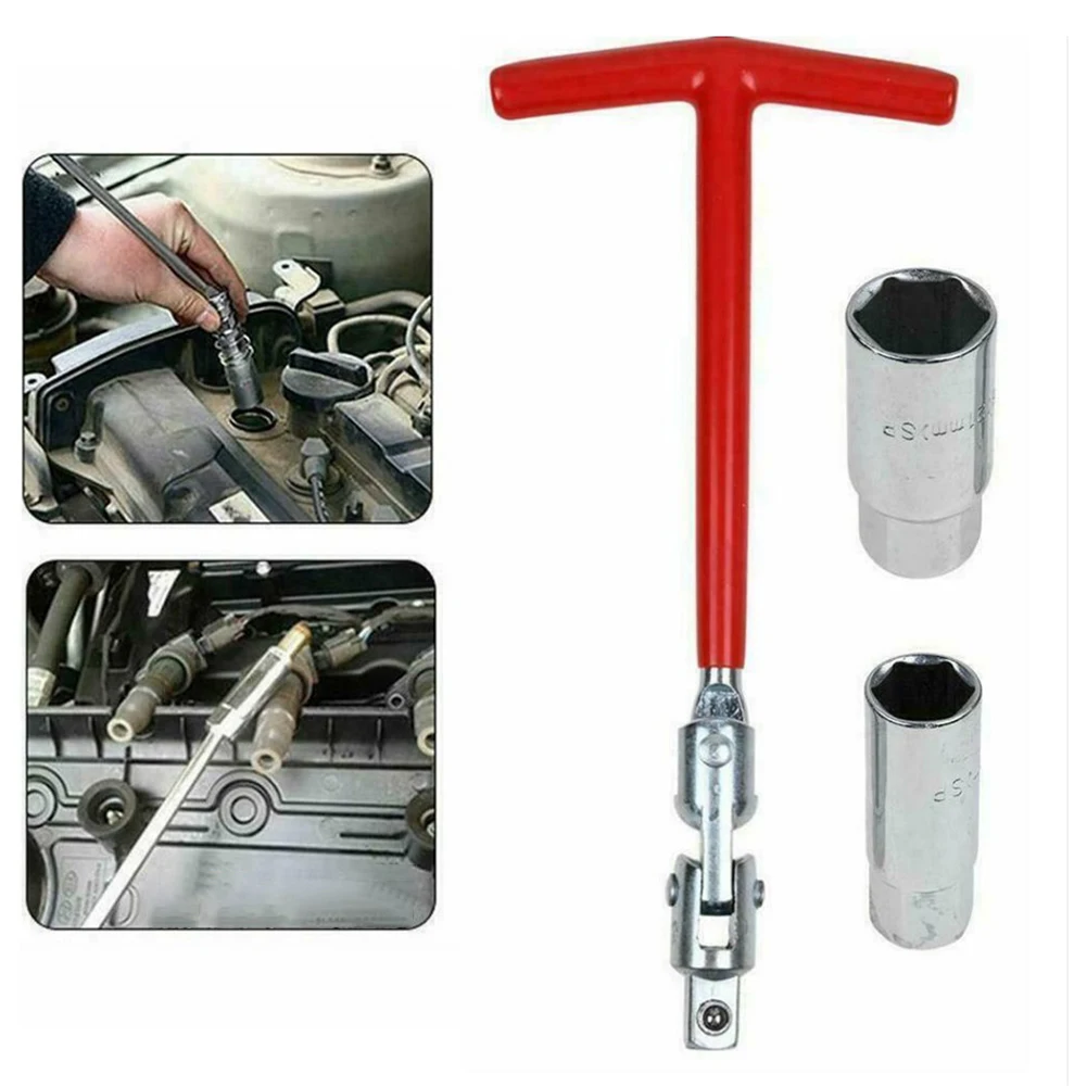Motorcycle Spark Plug Sleeve Wider Range Of Use 3 Piece Set Remover Installer Spark Plug Socket Set T-Handle Tools
Motorcycle Spark Plug Sleeve Wider Range Of Use 3 Piece Set Remover Installer Spark Plug Socket Set T-Handle Tools