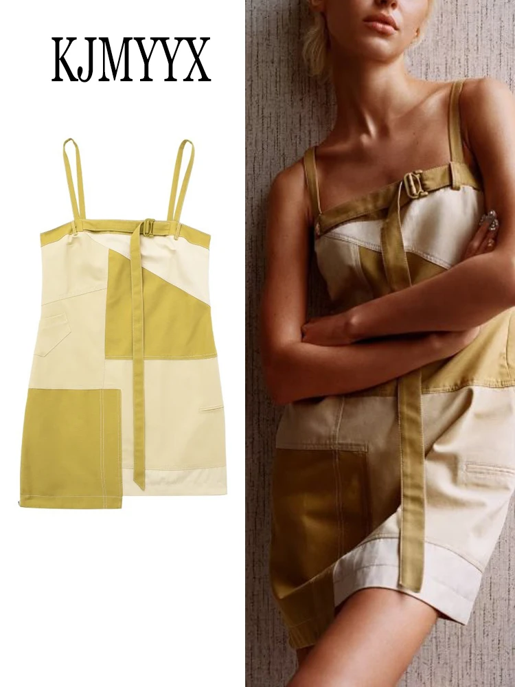 Короткие платья KJMYYX в стиле пэчворк для женщин желтое платье без рукавов женское мини летнее женское платье уличная одежда повседневные платья
Короткие платья KJMYYX в стиле пэчворк для женщин желтое платье без рукавов женское мини летнее женское платье уличная одежда повседневные платья