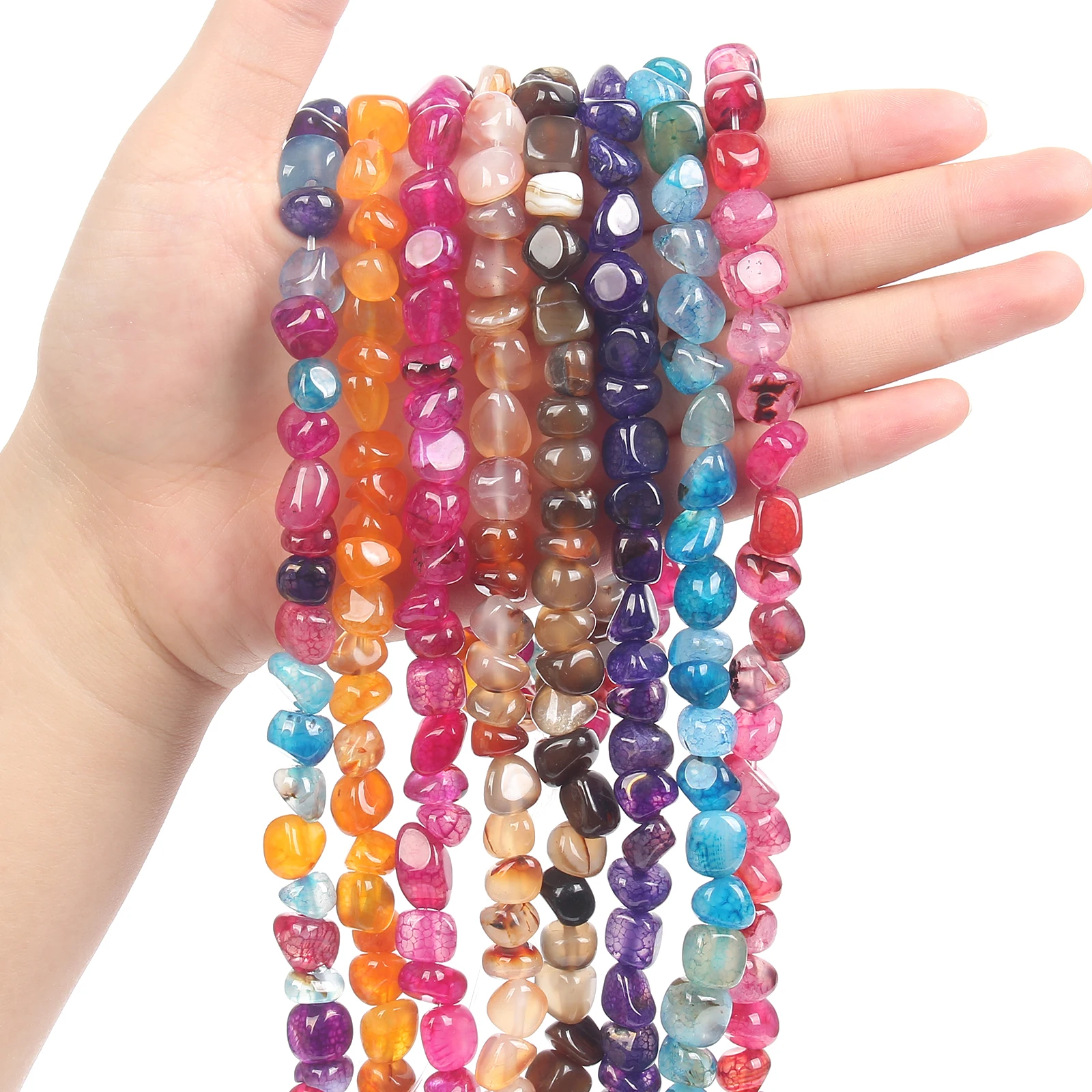 Dragon Veins Agate Beads irregular Natural Stone crystal color Bead DIY For Jewelry Making Charm Bracelet Necklace Accessories
Dragon Veins Agate Beads irregular Natural Stone crystal color Bead DIY For Jewelry Making Charm Bracelet Necklace Accessories
