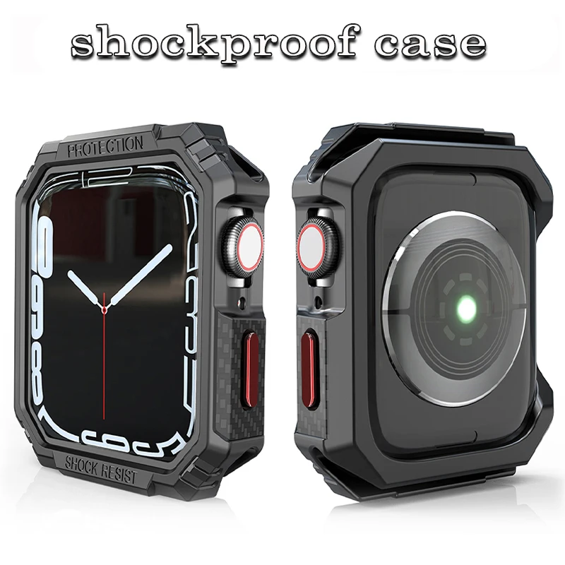 Protector Cover for Apple Watch Case 41mm 40mm 44mm 45mm Carbon Fiber Bumper Sport Iwatch Series 7 SE 6 5 4 Hard Frame Shell
Protector Cover for Apple Watch Case 41mm 40mm 44mm 45mm Carbon Fiber Bumper Sport Iwatch Series 7 SE 6 5 4 Hard Frame Shell