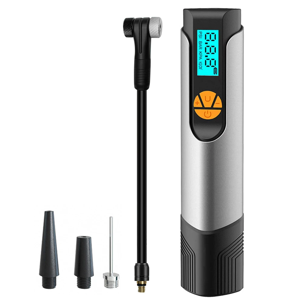150PSI USB Rechargeable Air Pump 120W Tire Inflator Cordless Compressor Digital Car Tyre Pump Waterproof for Bicycle Tires Balls
150PSI USB Rechargeable Air Pump 120W Tire Inflator Cordless Compressor Digital Car Tyre Pump Waterproof for Bicycle Tires Balls