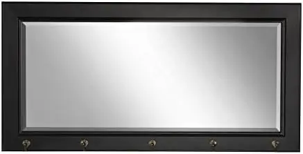 Mirrors with 5 Metal Hooks, Black Non reversible mirror Non reversing mirror Shower mirror fogless for shaving Unbreakable mirro
Mirrors with 5 Metal Hooks, Black Non reversible mirror Non reversing mirror Shower mirror fogless for shaving Unbreakable mirro