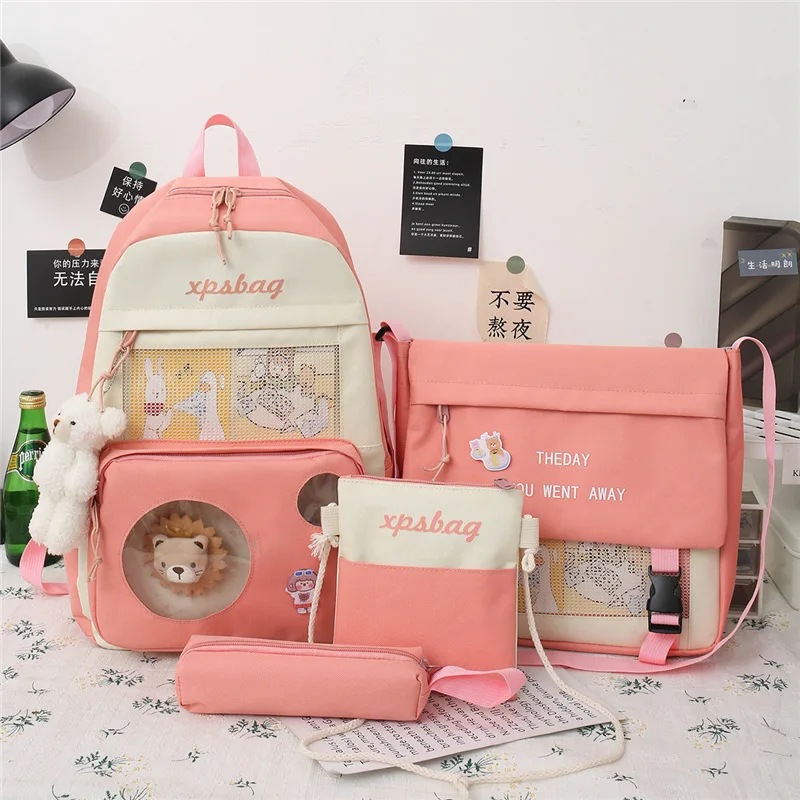 Dropship female primary school students cute four-piece girls school backpack schoolbag backpacks for teenagers kids school bags
Dropship female primary school students cute four-piece girls school backpack schoolbag backpacks for teenagers kids school bags