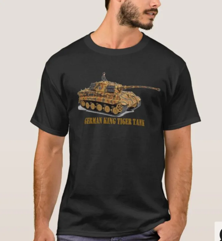 Wehrmacht Panzer WWII German King Tiger Tank T-Shirt. Summer Cotton Short Sleeve O-Neck Mens T Shirt New S-3XL
Wehrmacht Panzer WWII German King Tiger Tank T-Shirt. Summer Cotton Short Sleeve O-Neck Mens T Shirt New S-3XL