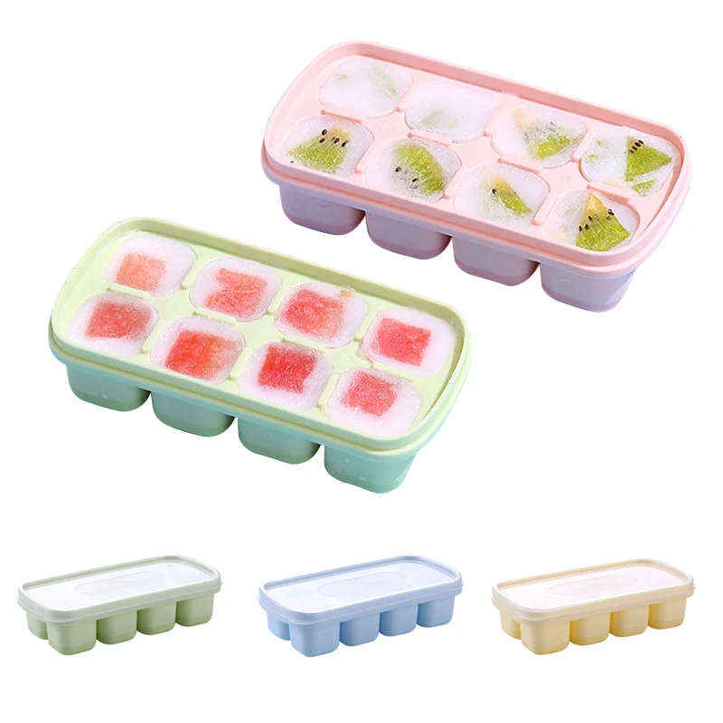 8 Gird Ice Cube Maker Pudding Jelly Ice Cream Mold Party Bar Ice Ball Maker for Whiskey Cocktail Cold Drinks Kitchen Gadgets
8 Gird Ice Cube Maker Pudding Jelly Ice Cream Mold Party Bar Ice Ball Maker for Whiskey Cocktail Cold Drinks Kitchen Gadgets
