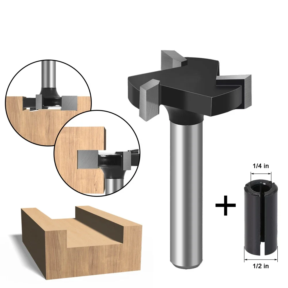 1/4 Shank 6 Shank 3-flute T-mill Slotted Milling Cutter Woodworking Milling Cutter Slotted Milling Cutter T-tenon Cutter
1/4 Shank 6 Shank 3-flute T-mill Slotted Milling Cutter Woodworking Milling Cutter Slotted Milling Cutter T-tenon Cutter