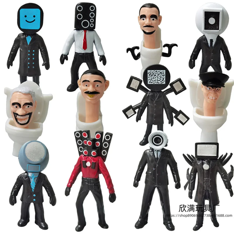 6/8/9/12PCS Skibidi Toilet Figure Action PVC Model High-quality Toy Room Decoration Collection Children's Birthday Xmas Gifts
6/8/9/12PCS Skibidi Toilet Figure Action PVC Model High-quality Toy Room Decoration Collection Children's Birthday Xmas Gifts
