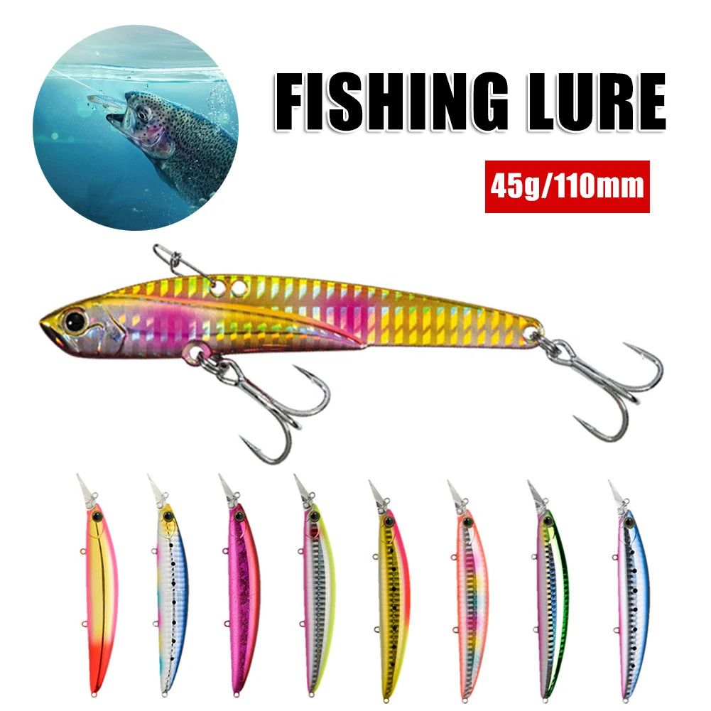 New Fishing Lure Pencil VIB Hard Bait 5g Fishing Bait Wobbler Sinking Artificial Lure 3D Eyes with 2 Trebles Fishing Tackle
New Fishing Lure Pencil VIB Hard Bait 5g Fishing Bait Wobbler Sinking Artificial Lure 3D Eyes with 2 Trebles Fishing Tackle