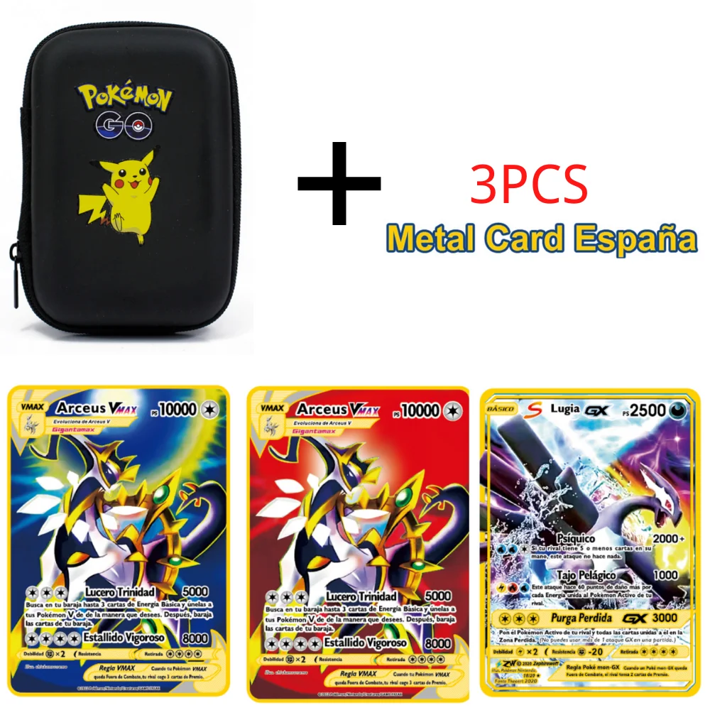 Pokemon Metal Cards Covers Pouch Pikachu Album Book 60 Capacity Card Holder Album Hard Case Book Holder Game Card Earphone Box
Pokemon Metal Cards Covers Pouch Pikachu Album Book 60 Capacity Card Holder Album Hard Case Book Holder Game Card Earphone Box