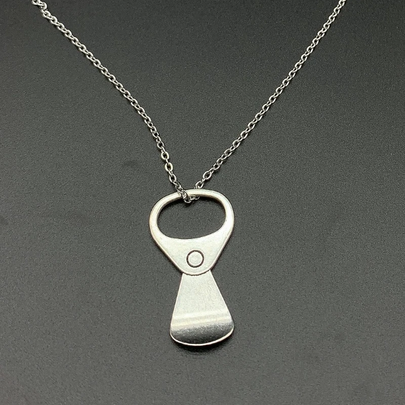 News Cans Easy Pull Ring Pendant Necklace Punk Couple Bottle Cap Shape Sweater Chains Men Women Trends Jewelry Wholesale
News Cans Easy Pull Ring Pendant Necklace Punk Couple Bottle Cap Shape Sweater Chains Men Women Trends Jewelry Wholesale