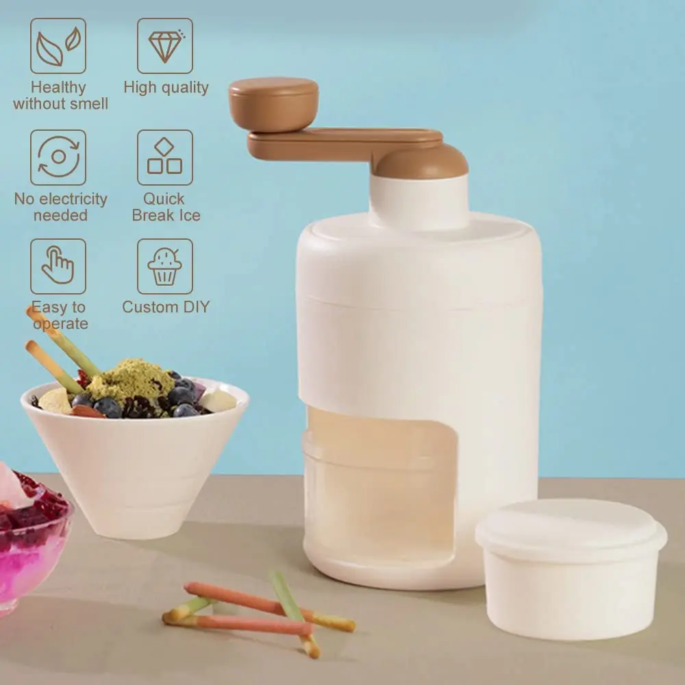 1Pcs Creative Hand Shaved Ice Machine Portable Ice Maker Tools Multi-function Hand Shaved Anti Slip Mini Home Kitchen Supplies
1Pcs Creative Hand Shaved Ice Machine Portable Ice Maker Tools Multi-function Hand Shaved Anti Slip Mini Home Kitchen Supplies