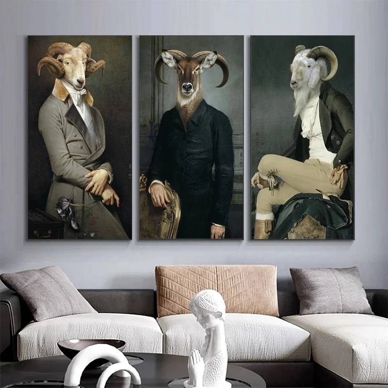 Nordic Vintage Earl of The Goat Animal Canvas Painting Retro Nostalgia Postes Prints Art Pictures Living Room Home Decor Cuadros
Nordic Vintage Earl of The Goat Animal Canvas Painting Retro Nostalgia Postes Prints Art Pictures Living Room Home Decor Cuadros