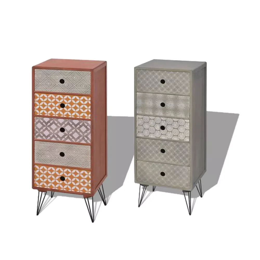 Auxiliary cabinet with 5 brown drawers for your bedroom, living room or relaxation room decorative
Auxiliary cabinet with 5 brown drawers for your bedroom, living room or relaxation room decorative