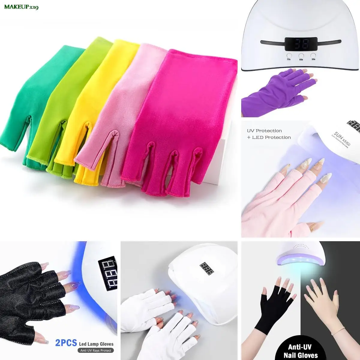 1 Pair Nail Art Glove UV Protection Glove Anti UV Radiation Protection Gloves Protecter For Nail Art Gel UV LED Lamp Tool
1 Pair Nail Art Glove UV Protection Glove Anti UV Radiation Protection Gloves Protecter For Nail Art Gel UV LED Lamp Tool