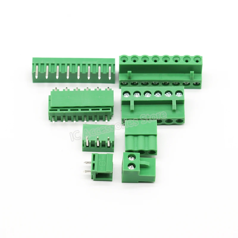 10pcs HT5.08 plug-in terminal block 2P/3/4/5/6P/8P 5.08mm connector straight/angled (set)
10pcs HT5.08 plug-in terminal block 2P/3/4/5/6P/8P 5.08mm connector straight/angled (set)