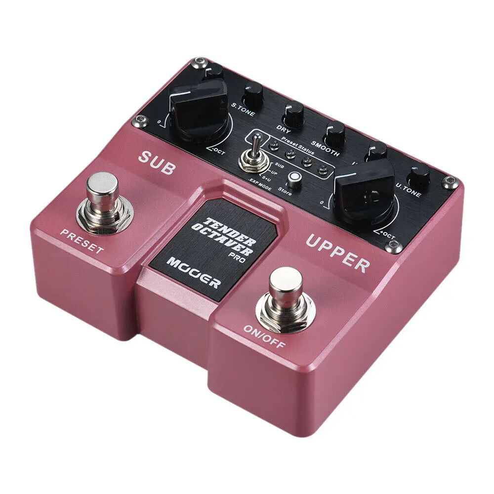 

Mooer Dual Footswitches Octave Guitar Effect Pedal Processsor Guitar Pedal Tender Octaver Pro Electric Guitars Synthesizer