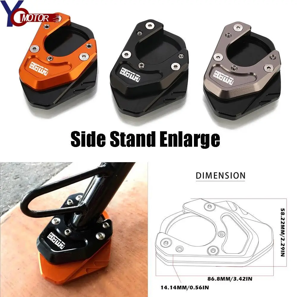 Motorcycle Accessories Side Stand Enlarge Aluminum Side Bracket Foot Pads For 690 Enduro R 690SMC 690Duke 950 Adv /S 990 Supe /T
Motorcycle Accessories Side Stand Enlarge Aluminum Side Bracket Foot Pads For 690 Enduro R 690SMC 690Duke 950 Adv /S 990 Supe /T