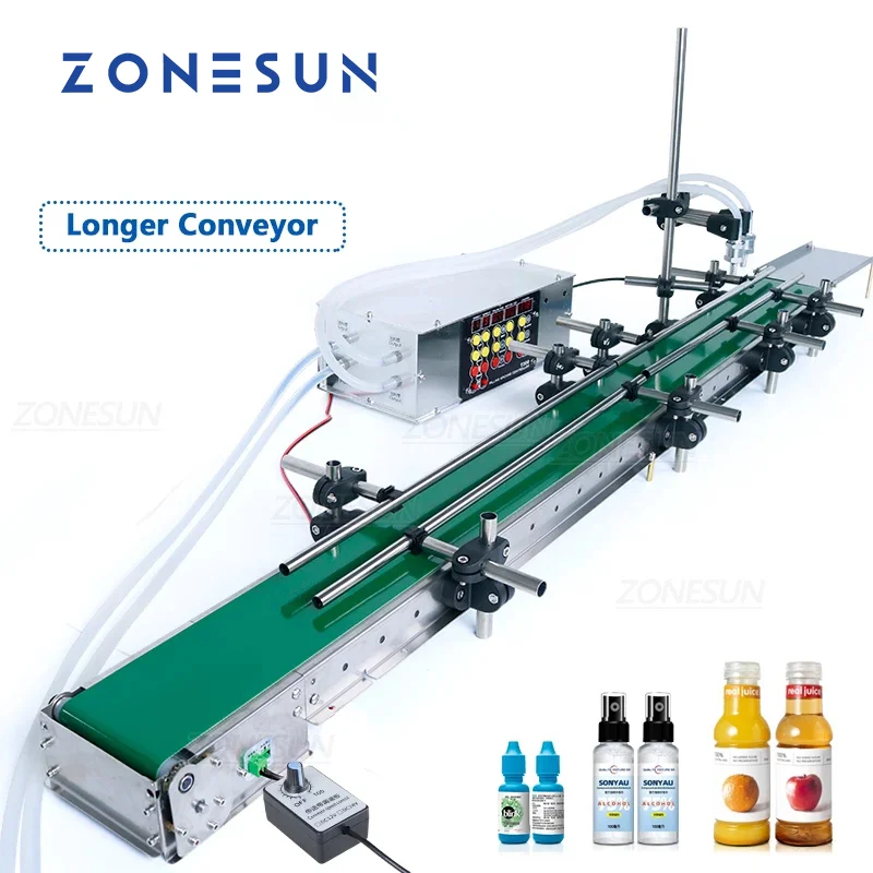 ZONESUN автоматическая машина для розлива бутылок с напитком двойным соплом более