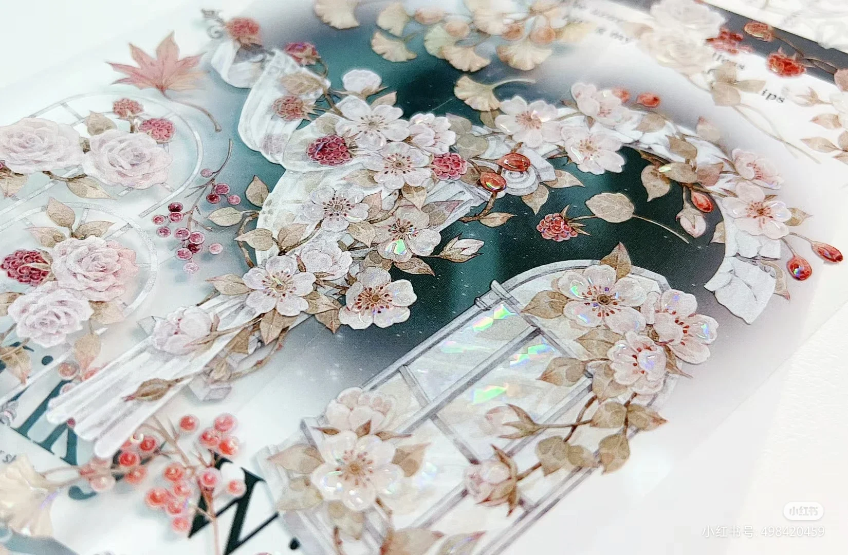 1loop Wedding Flower Rose Fence Shiny PET Tape Decorative Stickers Collage Diy Card Scrapbooking
1loop Wedding Flower Rose Fence Shiny PET Tape Decorative Stickers Collage Diy Card Scrapbooking