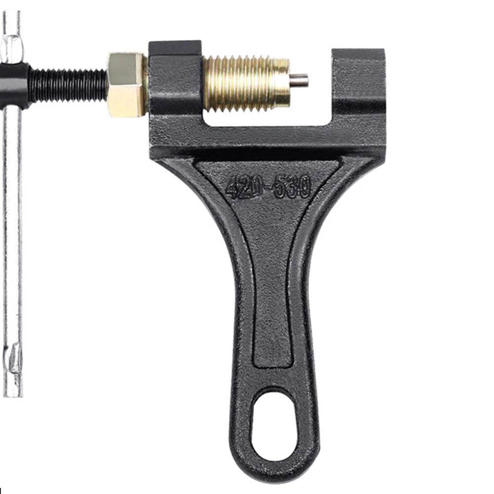 Black Motorcycle Chain Breaker Link Removal Splitter For Bicycle Tricycle Riveting Tool Repair Tool
Black Motorcycle Chain Breaker Link Removal Splitter For Bicycle Tricycle Riveting Tool Repair Tool