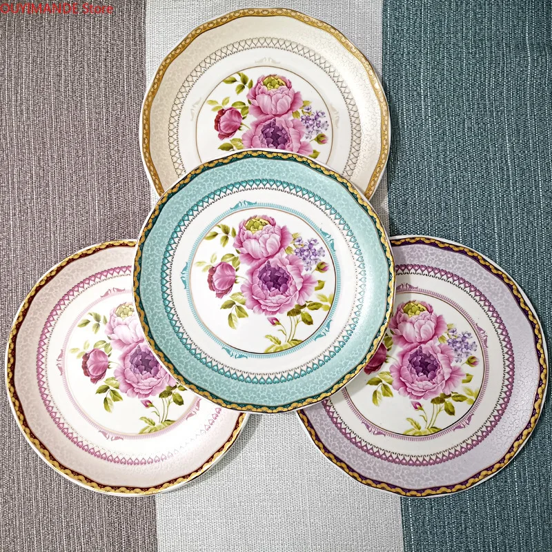 Creative Vintage Ceramic Plate Family Western Dish Steak Dish Dessert Plate Shallow Flower Tableware Salad Fruit 8 Inch
Creative Vintage Ceramic Plate Family Western Dish Steak Dish Dessert Plate Shallow Flower Tableware Salad Fruit 8 Inch