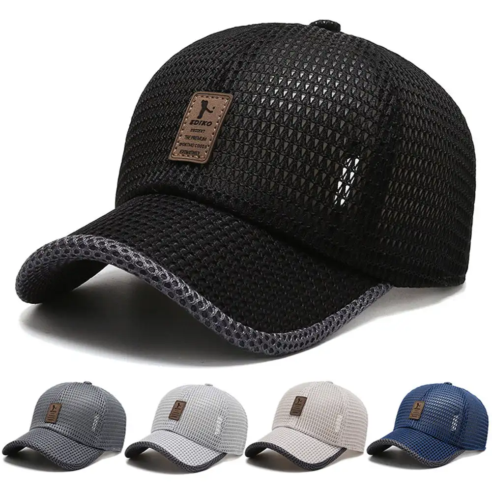 Unisex Adjustable Men Baseball Cap Outdoor Sun Hat Breathable Mesh Peaked Cap Sunscreen Cap Cotton Casual Sport Cap Woman
Unisex Adjustable Men Baseball Cap Outdoor Sun Hat Breathable Mesh Peaked Cap Sunscreen Cap Cotton Casual Sport Cap Woman