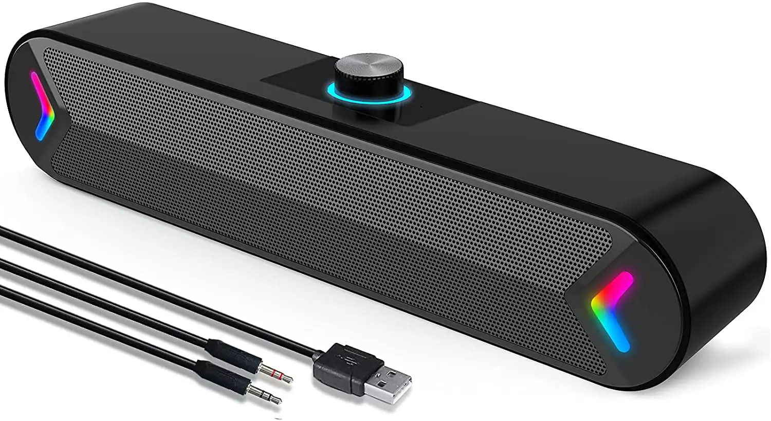 Computer Speakers,Wired USB-Powered PC Speakers with 10W Stereo Sound,Gaming Sound-bar Speakers PC Desktop Computer Laptop Moni
Computer Speakers,Wired USB-Powered PC Speakers with 10W Stereo Sound,Gaming Sound-bar Speakers PC Desktop Computer Laptop Moni