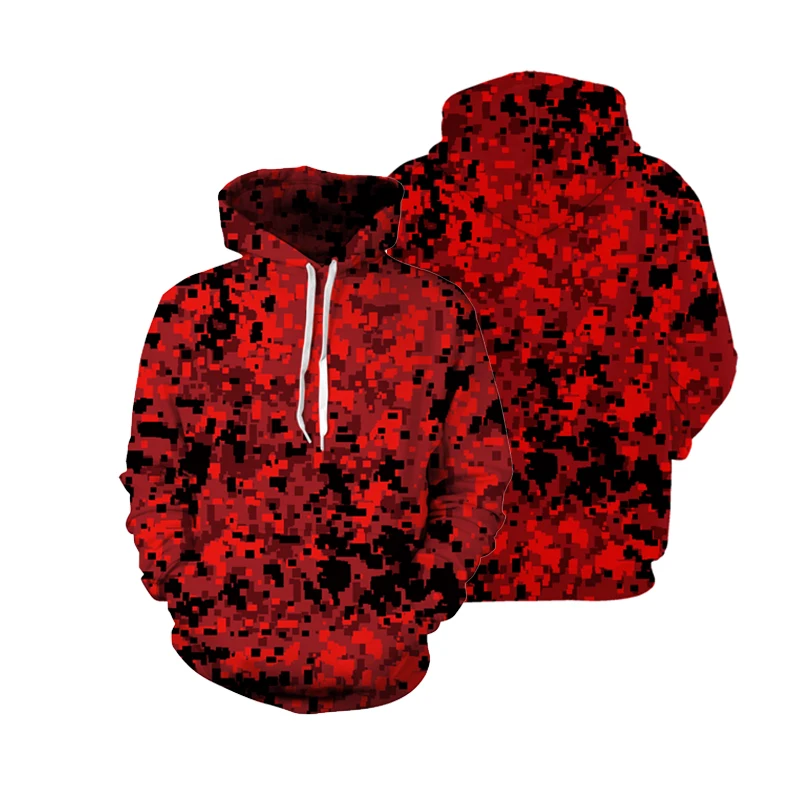 3D Digital Printing Camouflage Hoodie three-dimensional Geometric Pattern Casual Personality Men And Women Comfortable Sweater
3D Digital Printing Camouflage Hoodie three-dimensional Geometric Pattern Casual Personality Men And Women Comfortable Sweater
