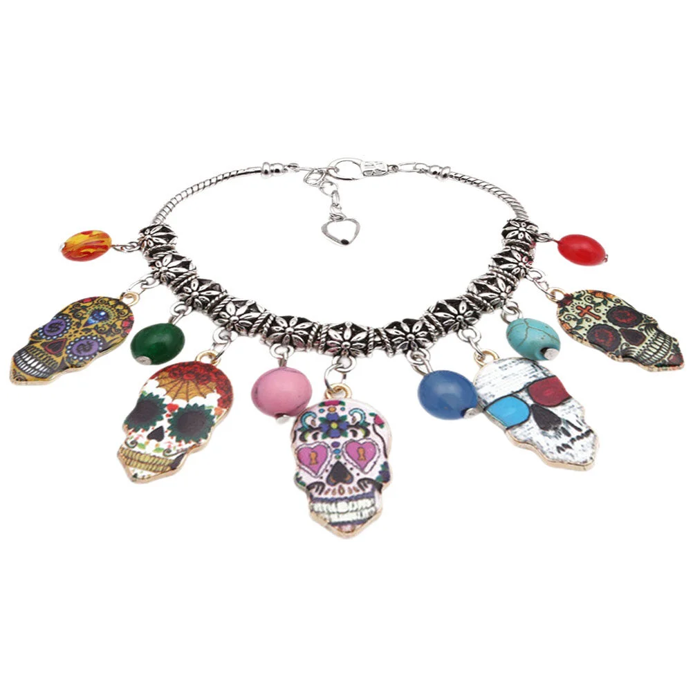 Wrist Chain Punk Style Agate Bracelet Lobster Clasp Cool Miss Goth Bracelets
Wrist Chain Punk Style Agate Bracelet Lobster Clasp Cool Miss Goth Bracelets