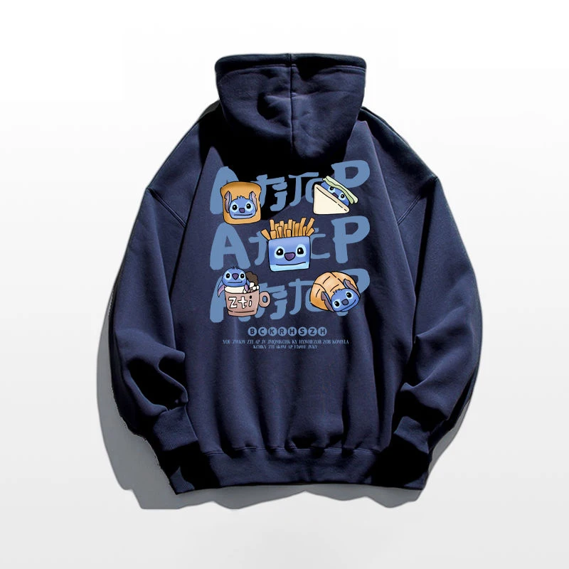 Cute Stitch Cartoon Hooded Sweater Regular Thin for Spring and Autumn or Fleeced for Winter Nice Look Loose Long Sleeved Tops
Cute Stitch Cartoon Hooded Sweater Regular Thin for Spring and Autumn or Fleeced for Winter Nice Look Loose Long Sleeved Tops