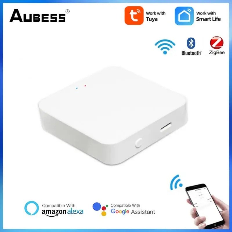 Умный шлюз Tuya ZigBee, многорежимный шлюз с поддержкой Wi-Fi и Bluetooth, работает с приложением для умного дома
Умный шлюз Tuya ZigBee, многорежимный шлюз с поддержкой Wi-Fi и Bluetooth, работает с приложением для умного дома