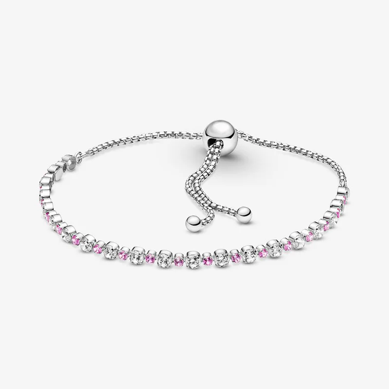 Advanced Texture 925 Solid Silver Bracelets Pink Transparent Mybeboa Slider Bracelet Women Original Jewelry Gift
Advanced Texture 925 Solid Silver Bracelets Pink Transparent Mybeboa Slider Bracelet Women Original Jewelry Gift
