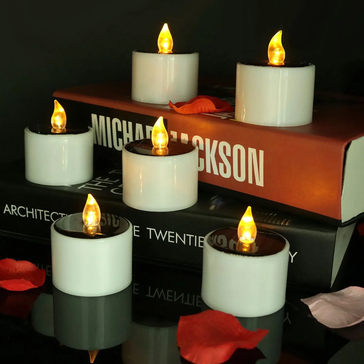 Solar Flameless LED Candles Fake Flickering Tea Lights Electronic Waterproof Outdoor Garden Light Wedding Party Decoration
Solar Flameless LED Candles Fake Flickering Tea Lights Electronic Waterproof Outdoor Garden Light Wedding Party Decoration