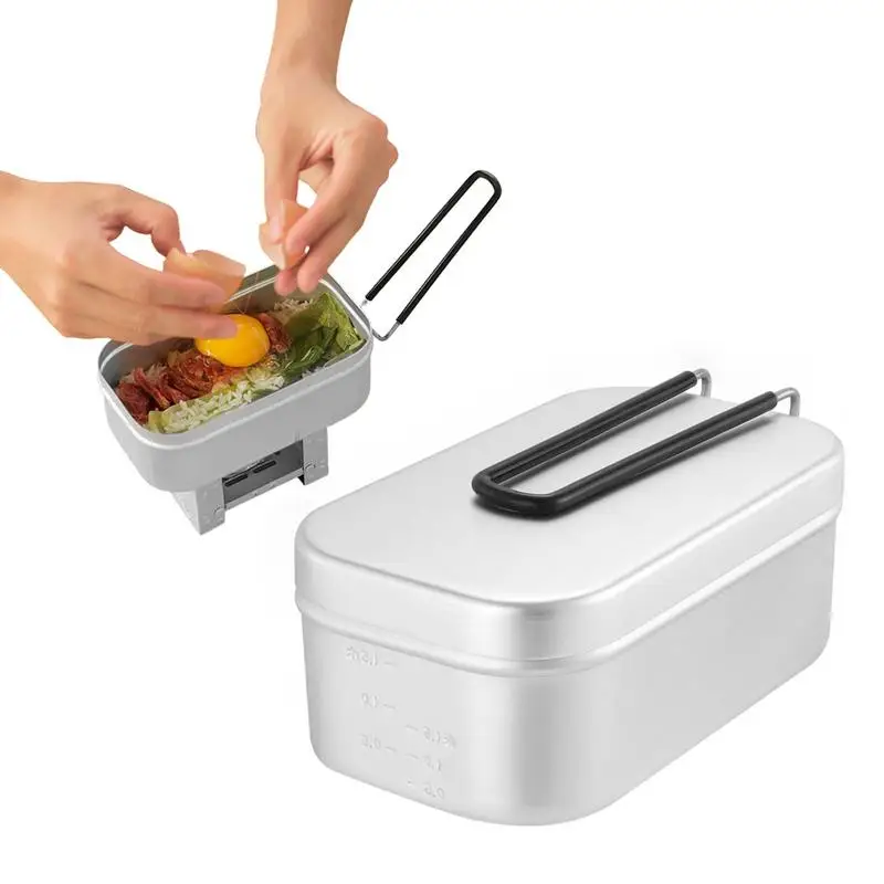 Cooking Lunch Box Food Grade Metal Lunch Box Container With Lid Leak-Proof Food Containers With Lid And Foldable Handle
Cooking Lunch Box Food Grade Metal Lunch Box Container With Lid Leak-Proof Food Containers With Lid And Foldable Handle