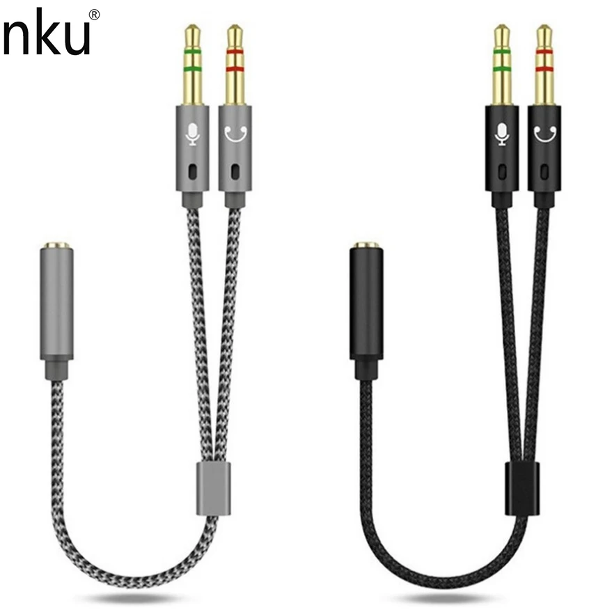 Nku Earphone Splitter for Computer 3.5mm To 2 Dual 3.5mm Mic AUX Audio Y Splitter Cable Headset to PC Adapter
Nku Earphone Splitter for Computer 3.5mm To 2 Dual 3.5mm Mic AUX Audio Y Splitter Cable Headset to PC Adapter