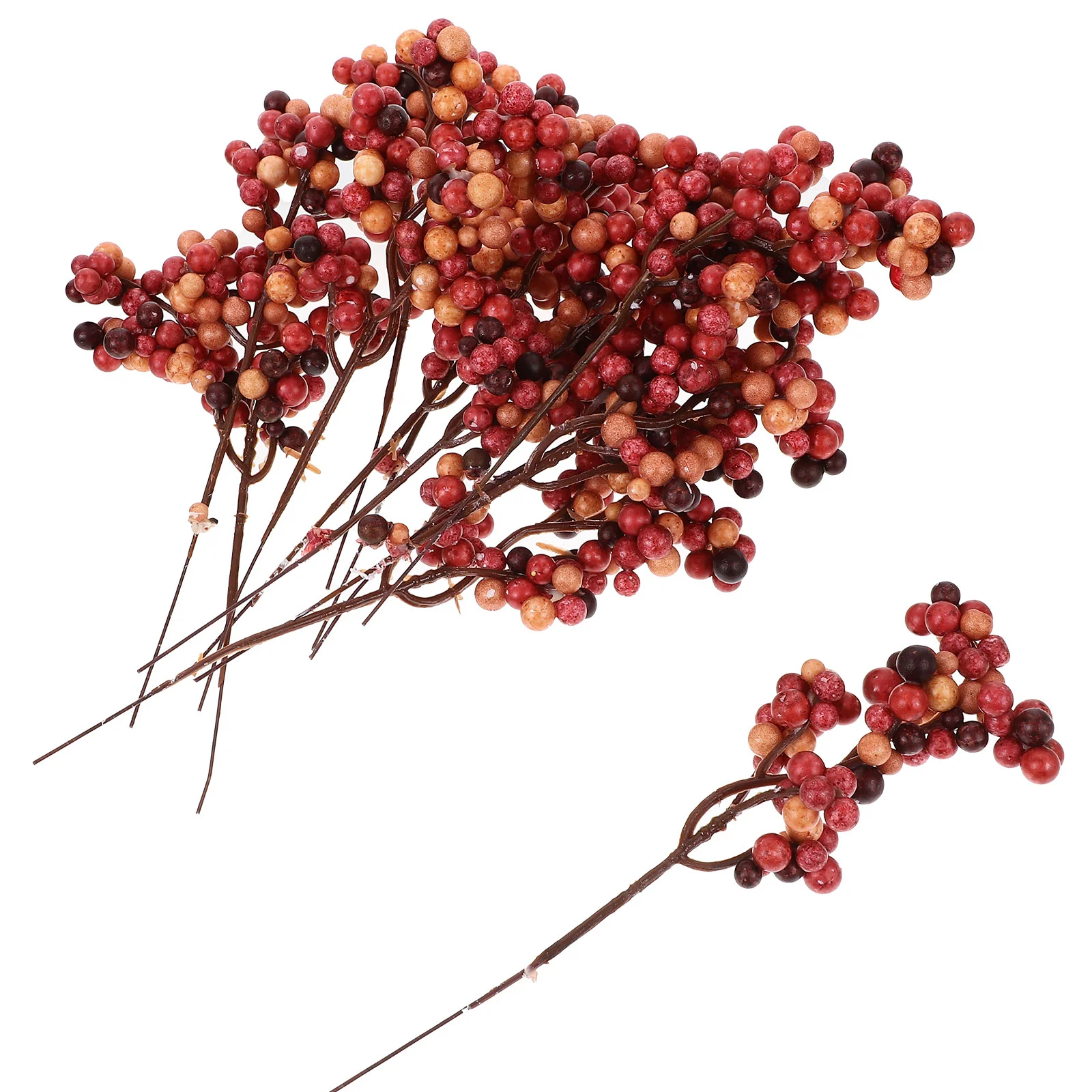 

12 Pcs Christmas Tree Ornaments Xmas Artificial Berry Stems Simulated Picks Fake Branches