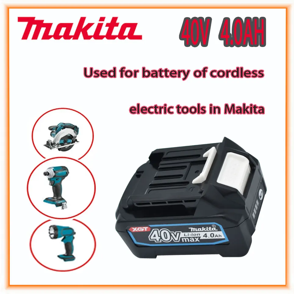 Makita 40V 4.0AH Upgraded Alternative Battery Li-Ion Akku Makita BL4025 BL4040 Electric Drill Screwdriver Rechargeable Battery
Makita 40V 4.0AH Upgraded Alternative Battery Li-Ion Akku Makita BL4025 BL4040 Electric Drill Screwdriver Rechargeable Battery