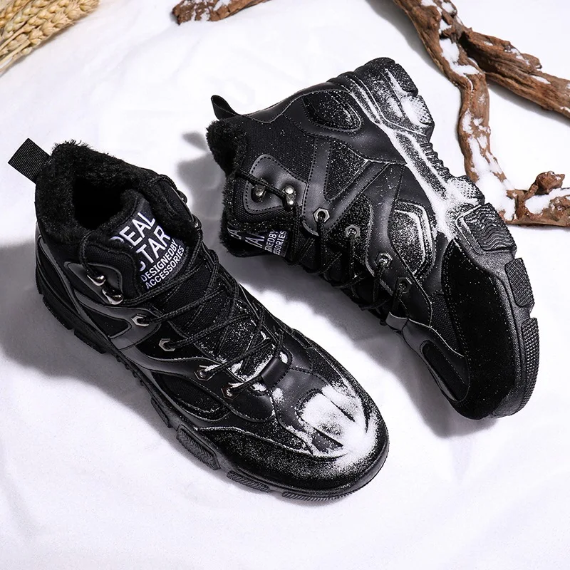 Winter New Warm Cotton Shoes Men's Martin Boots Men's High-top Canvas Casual Cold-proof Plus Velvet Snow Boots Men's Shoes
Winter New Warm Cotton Shoes Men's Martin Boots Men's High-top Canvas Casual Cold-proof Plus Velvet Snow Boots Men's Shoes