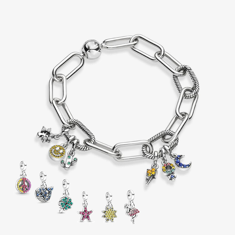 ME Series Charm Pandoraer 925 Sterling Silver Original Suitable For DIY Pendant Beaded Bracelet Jewelry Gift For Original Women
ME Series Charm Pandoraer 925 Sterling Silver Original Suitable For DIY Pendant Beaded Bracelet Jewelry Gift For Original Women