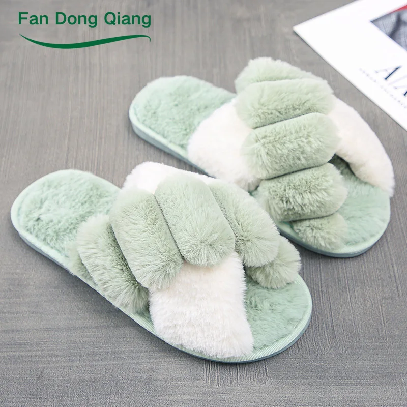 Women's Cross Band Slippers Soft Plush Furry Cozy Open Toe House Shoes Indoor for Ladies Girls Warm Comfy Slip on Breathable
Women's Cross Band Slippers Soft Plush Furry Cozy Open Toe House Shoes Indoor for Ladies Girls Warm Comfy Slip on Breathable