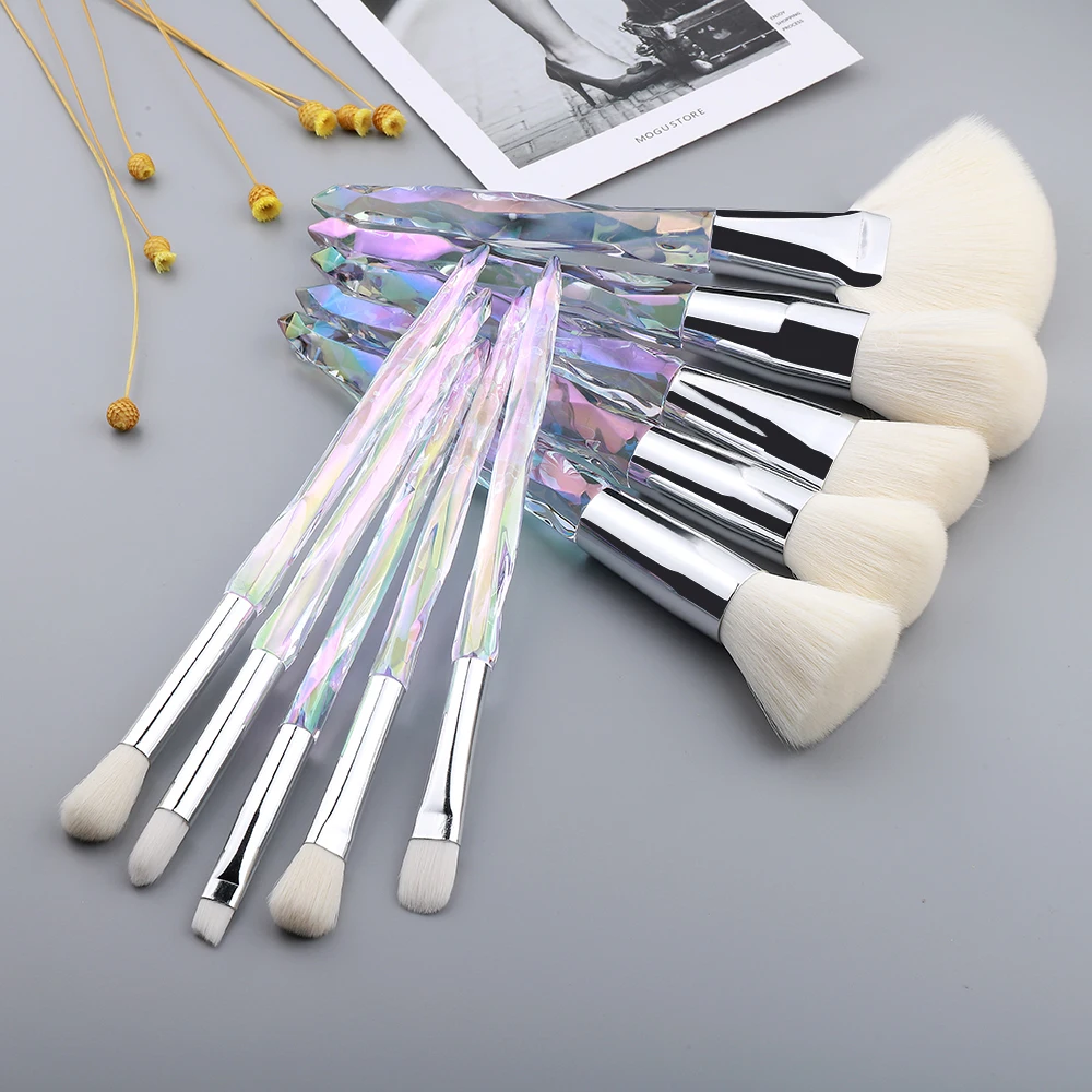 10Pcs Crystal Makeup Brushes Powder Foundation Eyeshadow Eyebrow Cosmetics for Face Fan Make Up Brush Set Brochas Maquillaje
10Pcs Crystal Makeup Brushes Powder Foundation Eyeshadow Eyebrow Cosmetics for Face Fan Make Up Brush Set Brochas Maquillaje