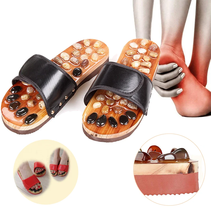 Natural Pebble Stone Foot Massager Slippers Reflexology Care Blood Activating Foot Acupuncture Point Massage Shoes for Men Women
Natural Pebble Stone Foot Massager Slippers Reflexology Care Blood Activating Foot Acupuncture Point Massage Shoes for Men Women