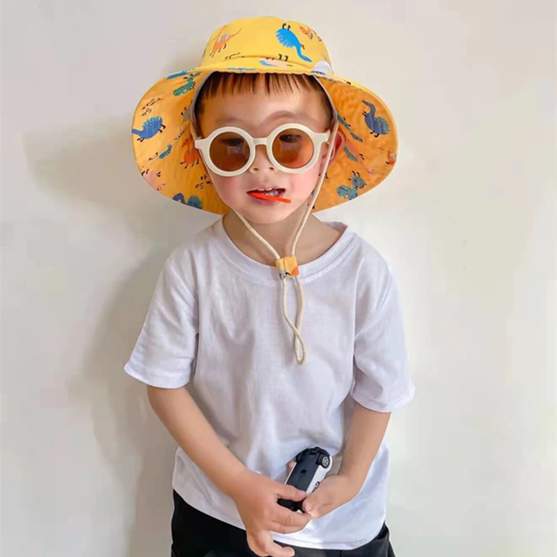 Baby Bucket Hats Summer Children UV Protection Panama Sun Hat Kid Camping Fishing Cap Girls Boys Beach Caps 2 to 6 Years Old
Baby Bucket Hats Summer Children UV Protection Panama Sun Hat Kid Camping Fishing Cap Girls Boys Beach Caps 2 to 6 Years Old