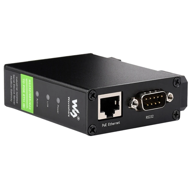 Waveshare DIN-Rail Serial Server RS232/485/422 To RJ45 Ethernet TCP/IP To Serial Module
Waveshare DIN-Rail Serial Server RS232/485/422 To RJ45 Ethernet TCP/IP To Serial Module