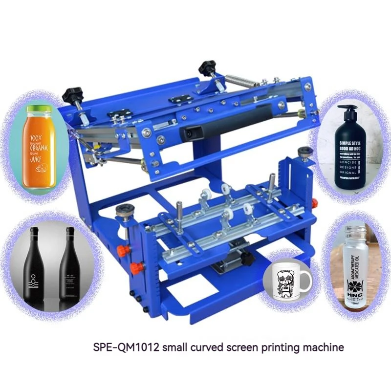 SPE-E QM1012 Small Curved Screen Printing Machine Curved Screen Printing Machine Manual Curved Printing Bottle Cup
SPE-E QM1012 Small Curved Screen Printing Machine Curved Screen Printing Machine Manual Curved Printing Bottle Cup