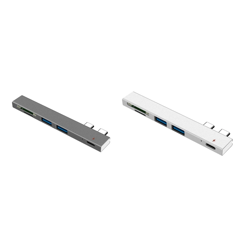 Double-Head Type-C 2.0 Hub Multi-Function Hub Sd/TF Card Reader Type C Five-In-One Expansion Dock
Double-Head Type-C 2.0 Hub Multi-Function Hub Sd/TF Card Reader Type C Five-In-One Expansion Dock
