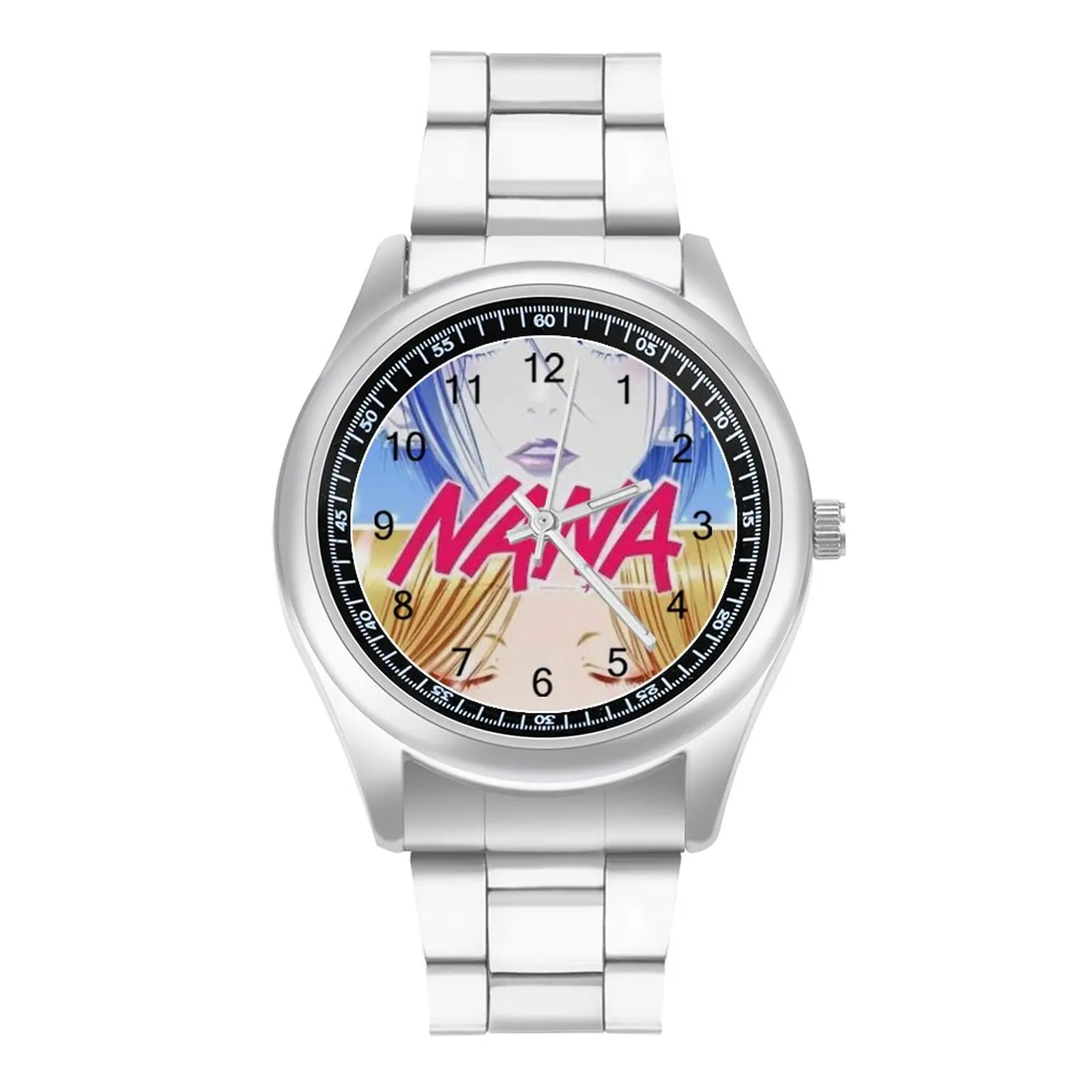 Nana Osaki Posters Quartz Watch Black Stones Strong Man Wrist Watch Design Stainless Travel Fashion Wristwatch
Nana Osaki Posters Quartz Watch Black Stones Strong Man Wrist Watch Design Stainless Travel Fashion Wristwatch