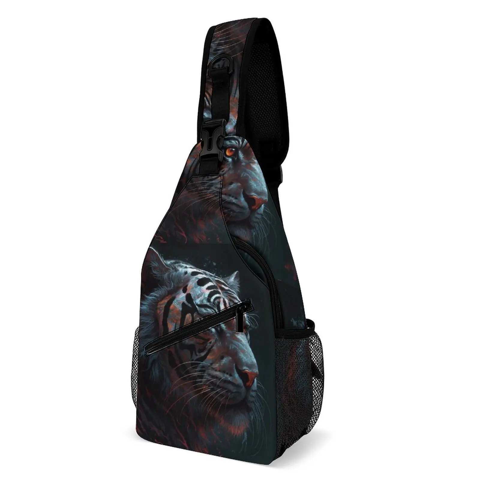 Tiger Shoulder Bags Highly Detailed Realism Fantastic Stylish Chest Bag Male School Sports Sling Bag Daily Print Small Bags
Tiger Shoulder Bags Highly Detailed Realism Fantastic Stylish Chest Bag Male School Sports Sling Bag Daily Print Small Bags